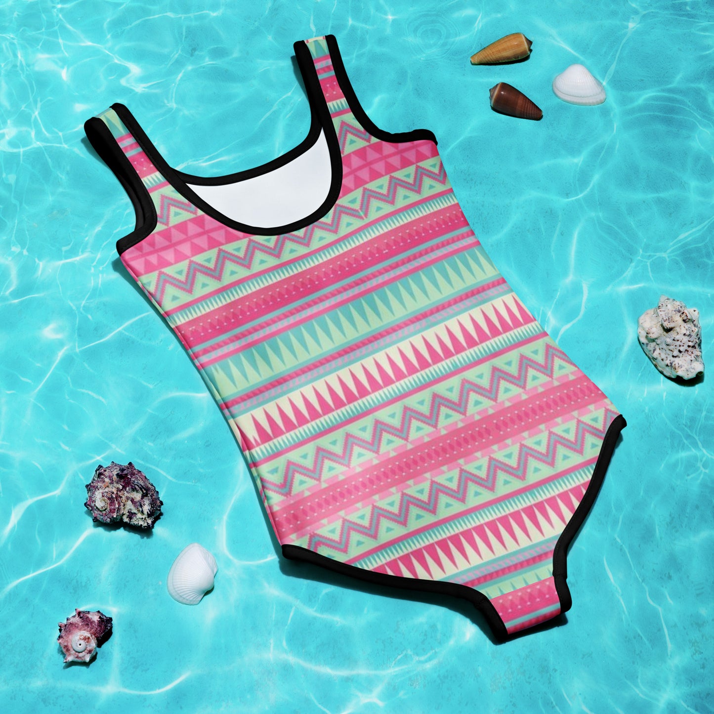 Maillot de Bain Pour Fille, Imprimé all over