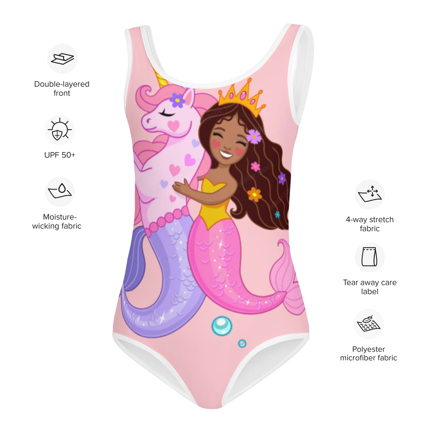 Maillot de Bain Pour Fille, Imprimé all over