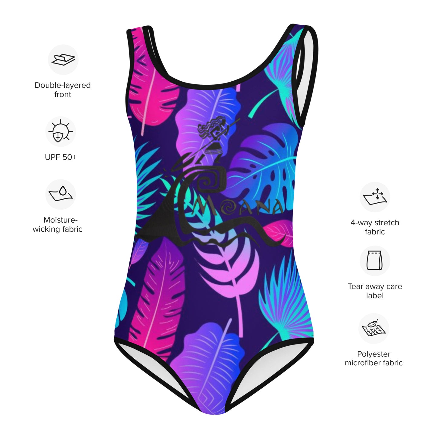 Maillot de Bain Pour Fille, Imprimé all over