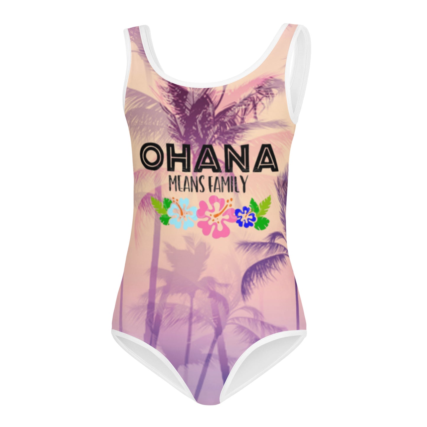 Maillot de Bain Pour Fille, Imprimé all over