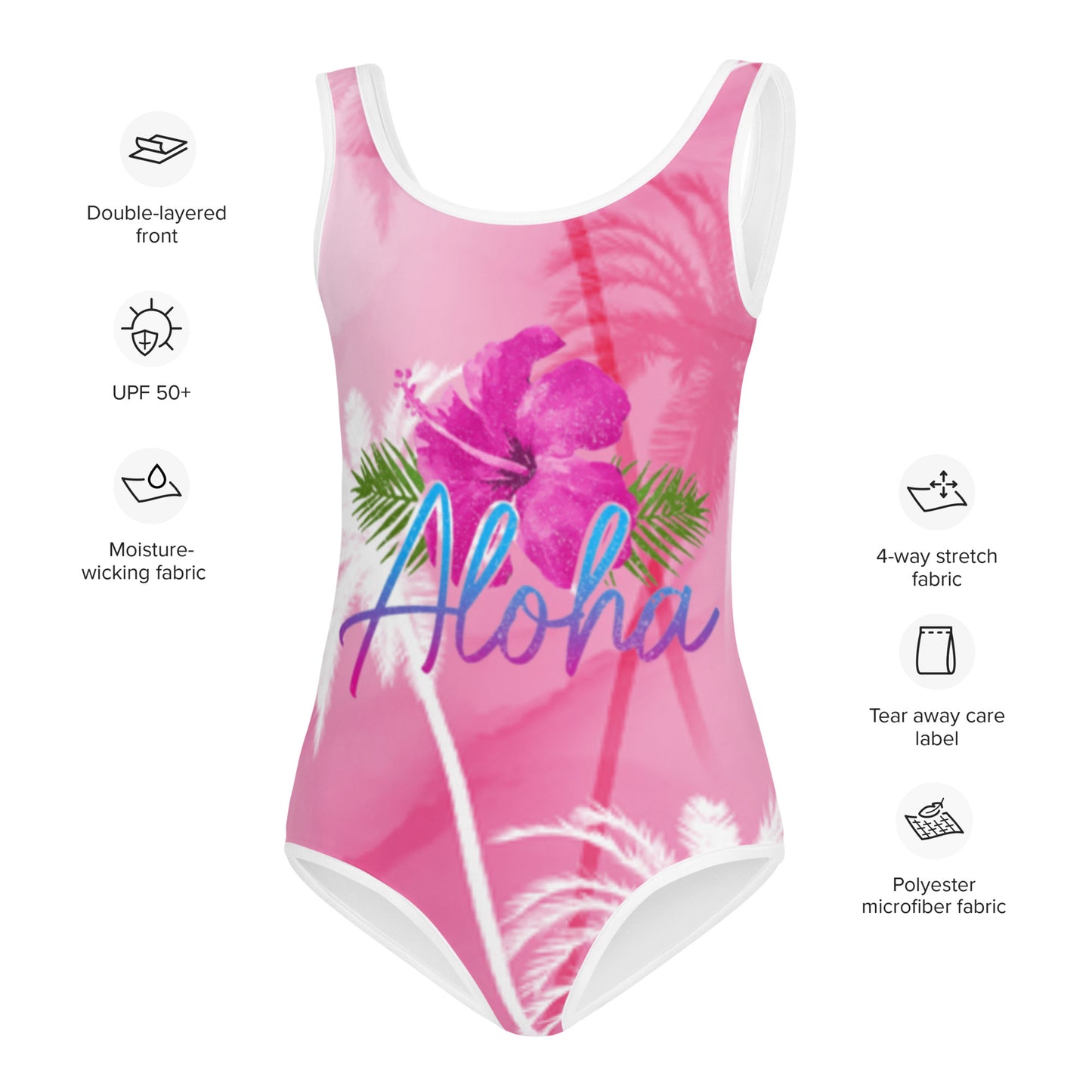 Maillot de Bain Pour Fille, Imprimé all over