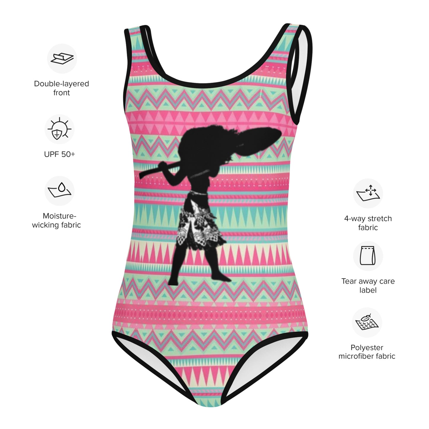 Maillot de Bain Pour Fille, Imprimé all over