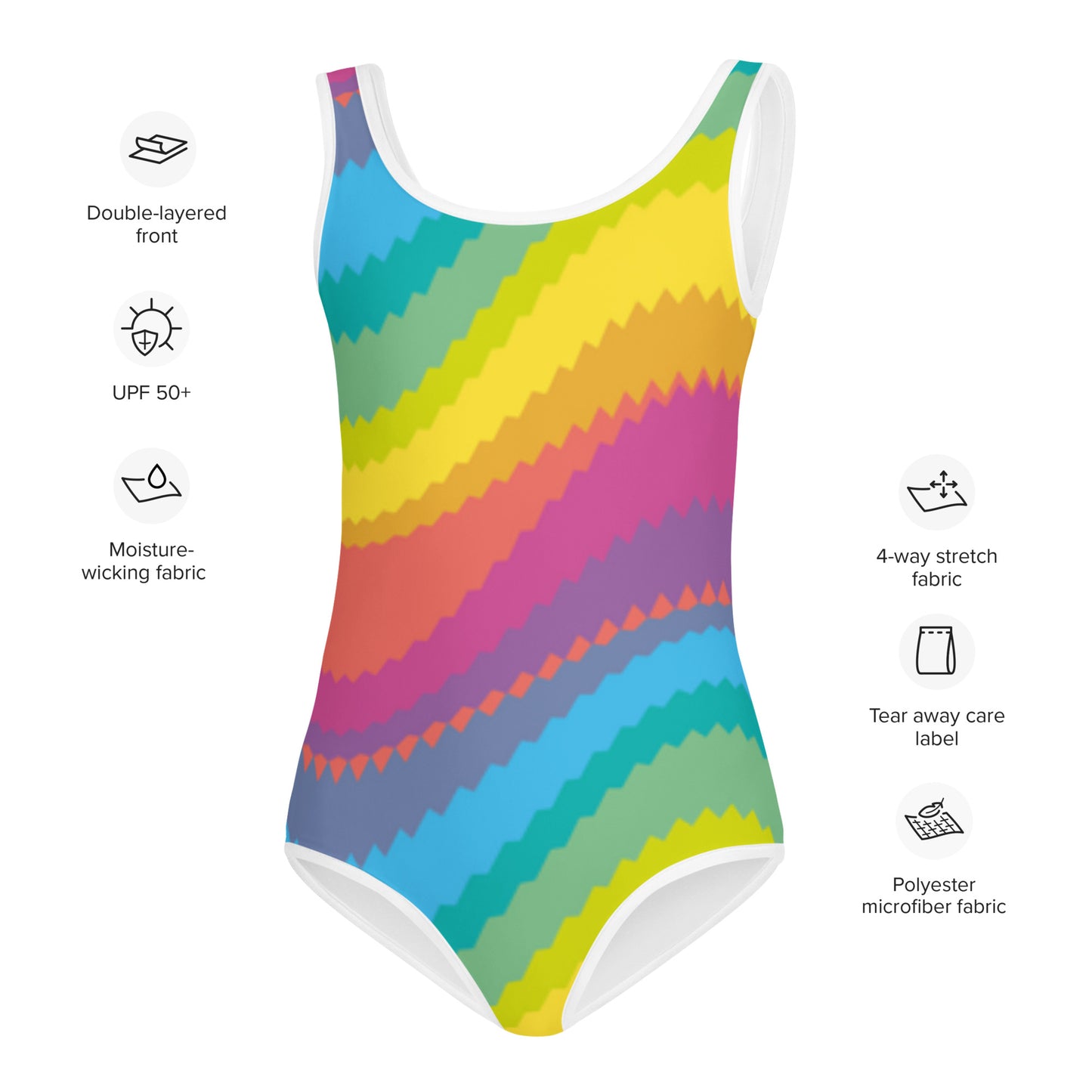 Maillot de Bain Rainbow Pour Fille